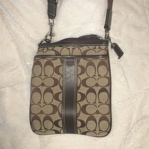 Coach Monogram Canvas Crossbody Bag